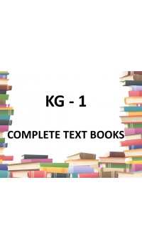 KG - 1 Complete Text Books Set - Hyderi Public School